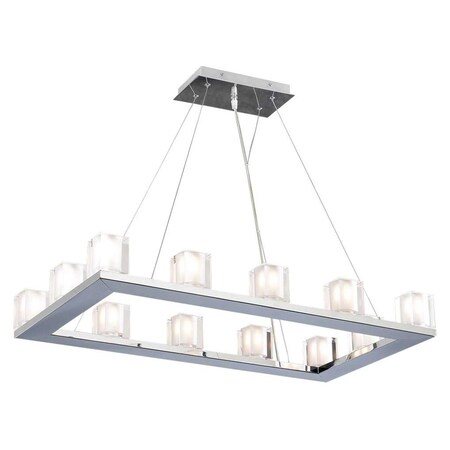 Plc Lighting 12 Light Pendant Glacier Collection 3488 PC